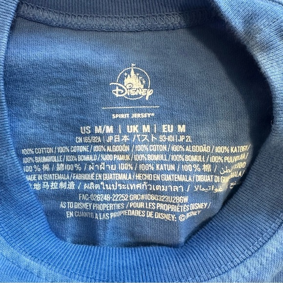 Disney Stitch Hawaiian Aloha Spirit Jersey Size Medium Cotton Long Sleeve - Picture 6 of 7